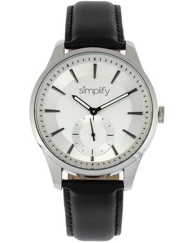 Simplify Unisex The 6600 Watch - Metallic