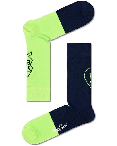 Happy Socks 2-Pack Bestie Sock Gift Set - Green