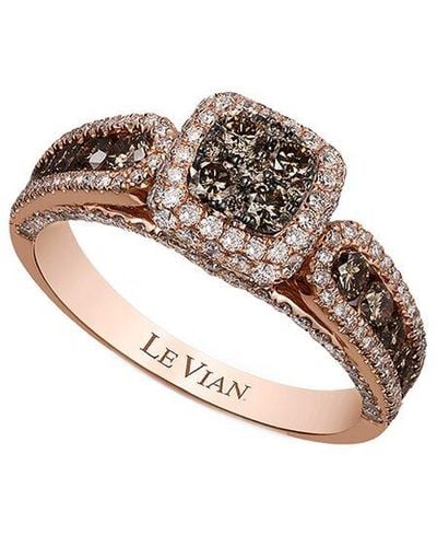Le Vian Le Vian Chocolatier 14k Strawberry Gold 1.41 Ct. Tw. Diamond Ring - White