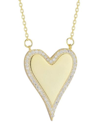 Glaze Jewelry 14k Over Silver Necklace - Natural
