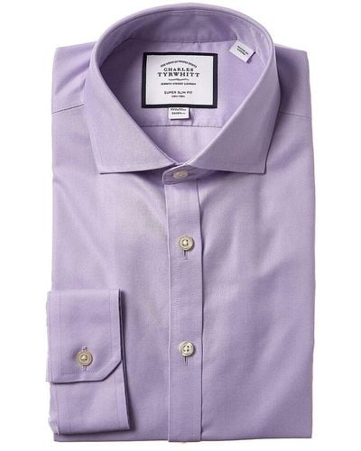 Charles Tyrwhitt Slim Fit Try On Shirt - Purple