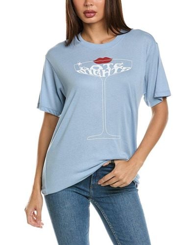 Chaser Brand Late Night Champagne T-shirt - Blue
