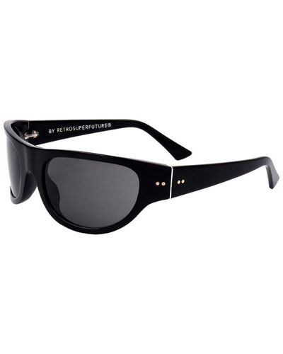 Retrosuperfuture Reed 58mm Sunglasses - Black