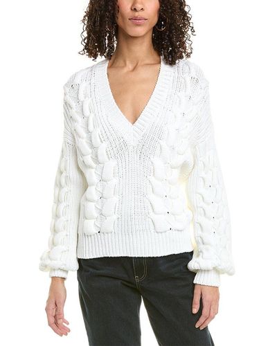 IRO Oversized Chunky Knit Sweater - White