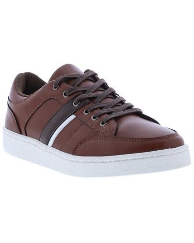 English Laundry Nikhil Leather Trainer - Brown