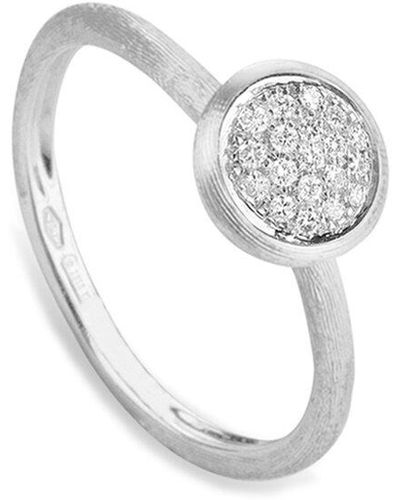 Marco Bicego Jaipur Colour Gold 0.07 Ct. Tw. Diamond Stackable Ring - Metallic