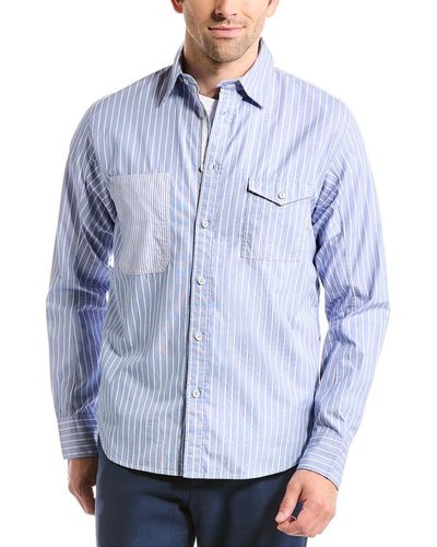 Rag & Bone Engineered Workwear Shirt - Blue
