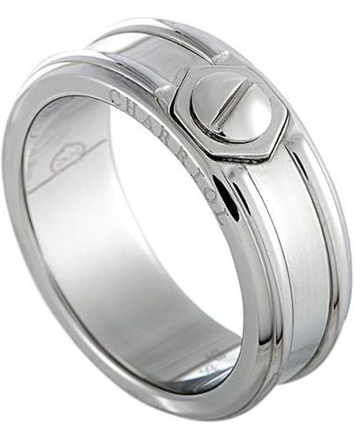 Charriol Stainless Steel Ring - Metallic