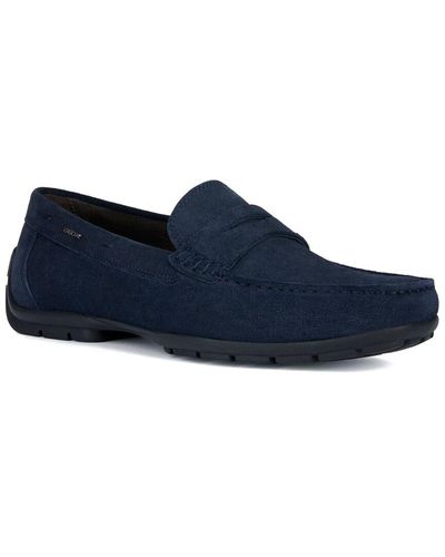 Geox Moner W 2fit Suede Moccasin - Blue