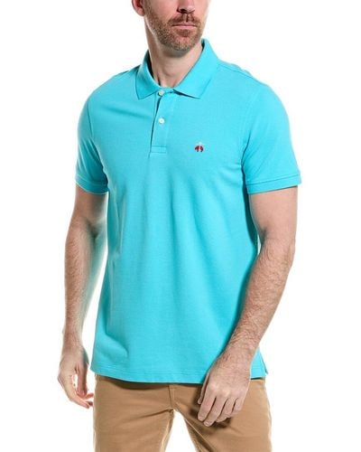 Brooks Brothers Slim Fit Polo Shirt - Blue