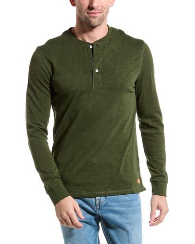 Scotch & Soda Henley T-shirt - Green