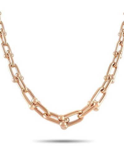 Heritage Tiffany & Co. Tiffany & Co. 18k Rose Gold Hardwear Necklace - Natural
