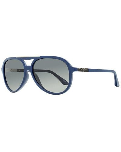 Longines Lg0003H 59Mm Polarized Sunglasses - Blue