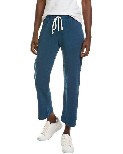 James Perse French Terry Cutoff Sweatpant - Blue