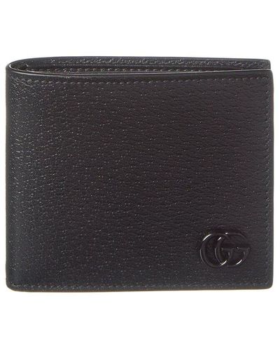Gucci GG Marmont Leather Bifold Wallet - Black