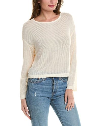Project Social T Shona Ruched Sweater - White