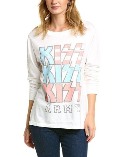 Recycled Karma Kiss Army Loud & Proud T-shirt - White