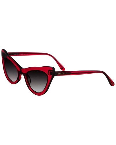 Bertha Brsit104-1 67mm Polarized Sunglasses - Red