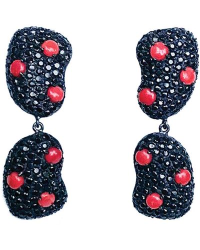 Arthur Marder Fine Jewelry 14k & Silver Gemstone Drop Earrings - Multicolor