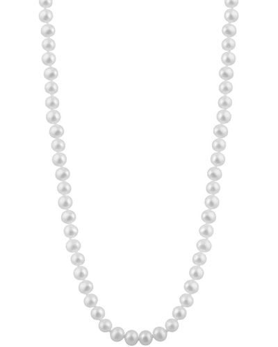 Splendid 14k 4-5mm Pearl Necklace - White