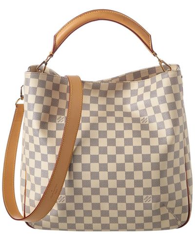 Louis Vuitton Damier Azur Canvas Soffi Bag - Yoogi's Closet