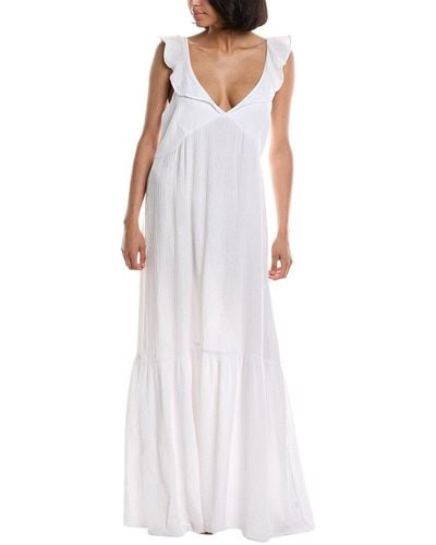 Lamade Gauze Maxi Dress - White