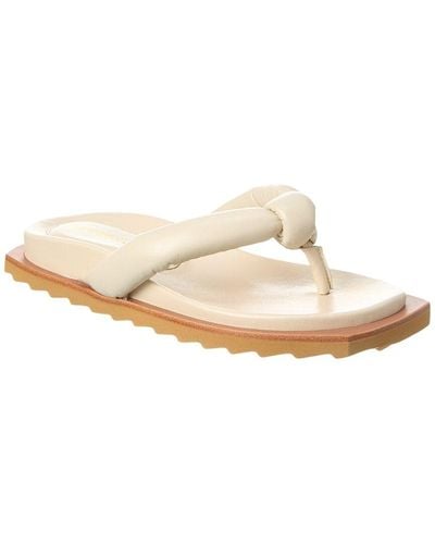 INTENTIONALLY ______ Goody Leather Sandal - White