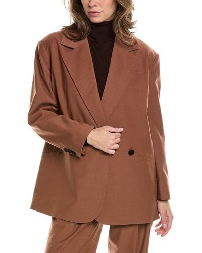 AllSaints Corin Wool-blend Blazer - Brown