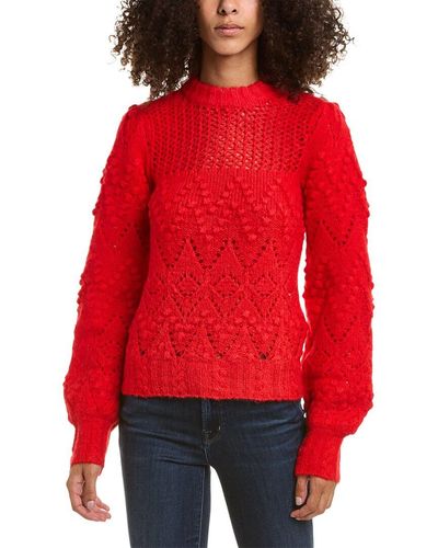 Nicholas Svana Wool & Alpaca-blend Sweater - Red