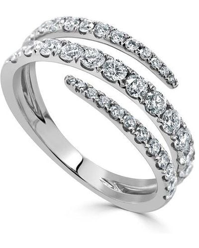 Sabrina Designs 18k 0.80 Ct. Tw. Diamond Criss-cross Ring - White