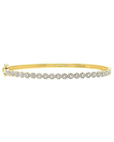 Diana M. Jewels Fine Jewelry 14k 0.89 Ct. Tw. Diamond Bangle - Multicolor