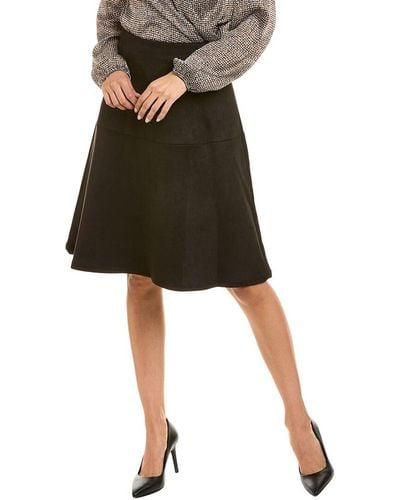 Anne Klein Scuba Skirt - Black