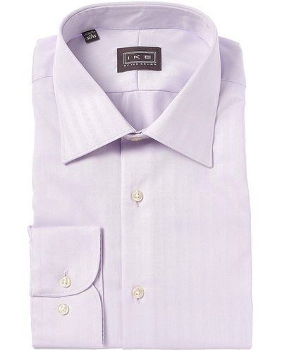 Ike Behar Contemporary Fit Dress Shirt - Purple