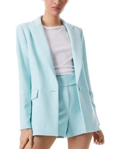 Alice + Olivia Alice + Olivia Justine Roll Cuff Blazer - Blue