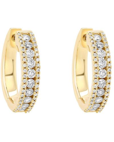 Diana M. Jewels 14k 0.51 Ct. Tw. Diamond Earrings - Metallic