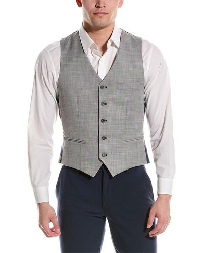 Paisley & Gray Eaton Slim Fit Vest - Grey