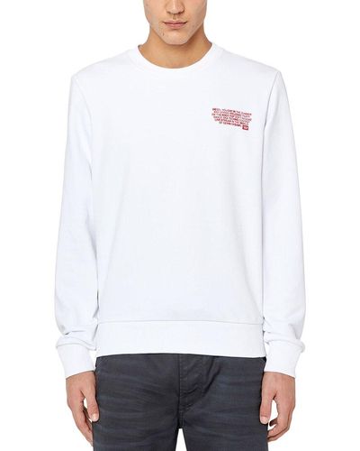 DIESEL Ginn Sweatshirt - White