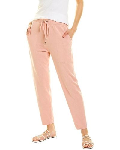 St. John Ribbed Pant - Pink