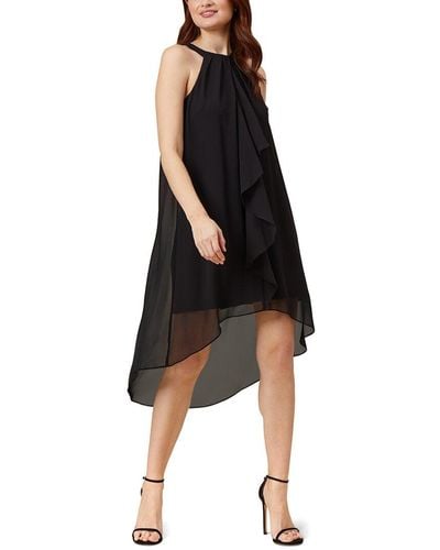Adrianna Papell High-low Midi Dress - Black