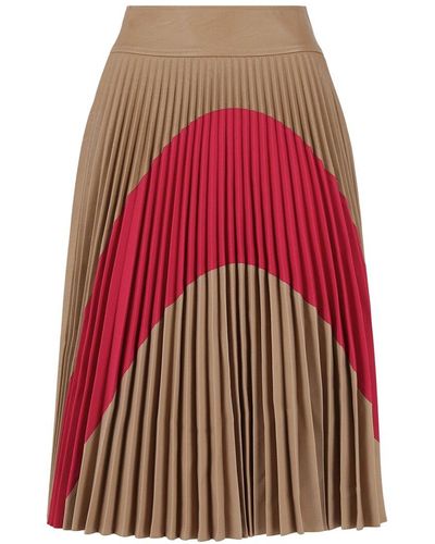 Stella McCartney Carmen Pleated Skirt - Red