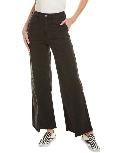 Monrow Wide Leg Pant - Black