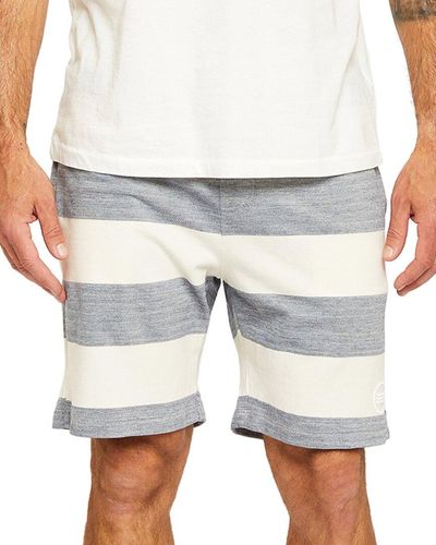 Sol Angeles Rugby Stripe Short - White