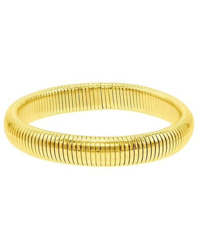 Adornia 14k Plated Stackable Bracelet - Yellow