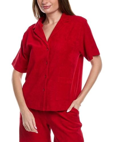 Hanro Sleep & Lounge Shirt - Red
