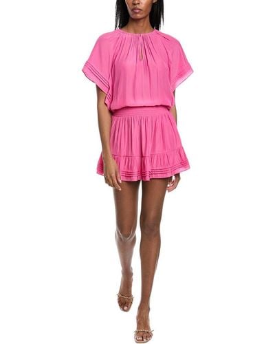 Ramy Brook Ryland Mini Dress - Pink