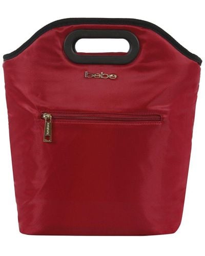 Bebe Tanya Lunch Tote - Red
