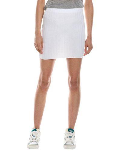 Cotton Citizen Capri Mini Skirt - White