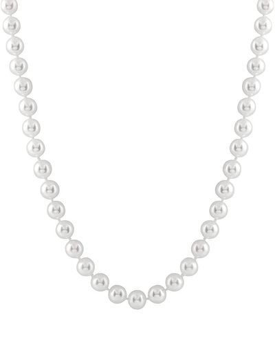 Masako Pearls Splendid Pearls 14k 8-9mm Akoya Pearl Necklace - White