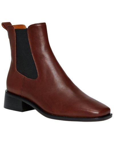 J.McLaughlin Tamie Leather Bootie - Brown