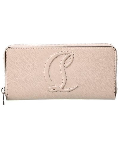 Christian Louboutin By My Side Leather Wallet - Pink